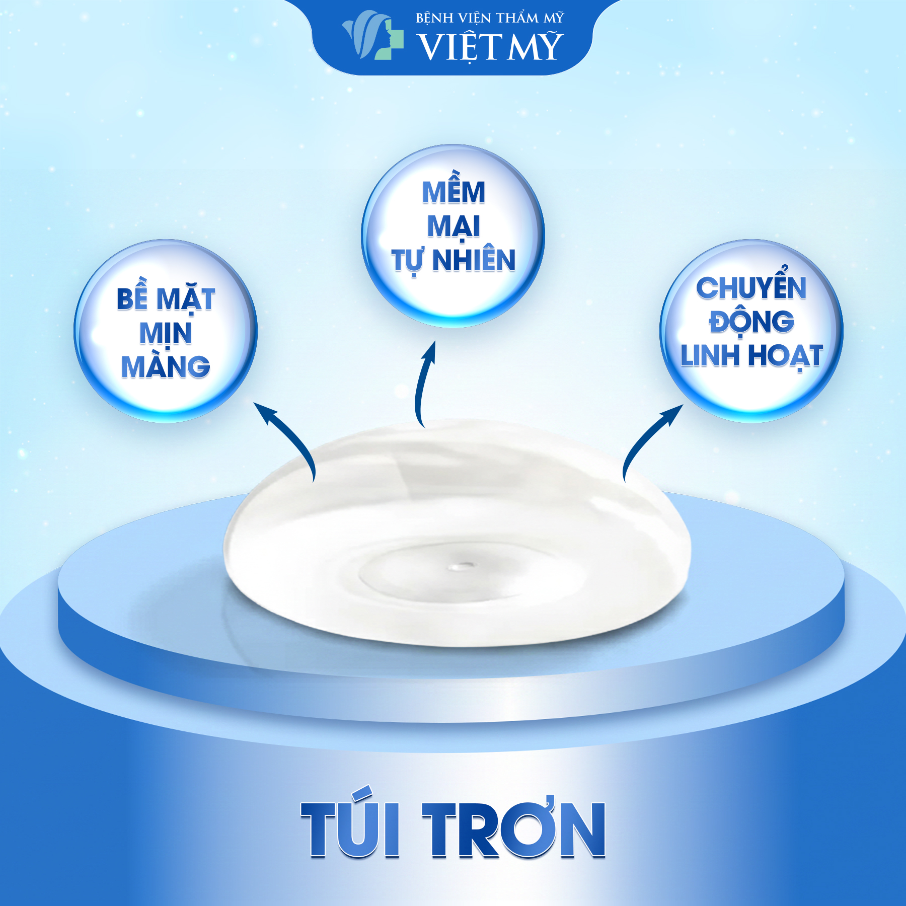 Túi Mentor Trơn Là Gì? Có Tốt Không Khi Nâng Ngực? Túi Mentor trơn chứa gel silicone kết dính tạo cảm giác mềm mại