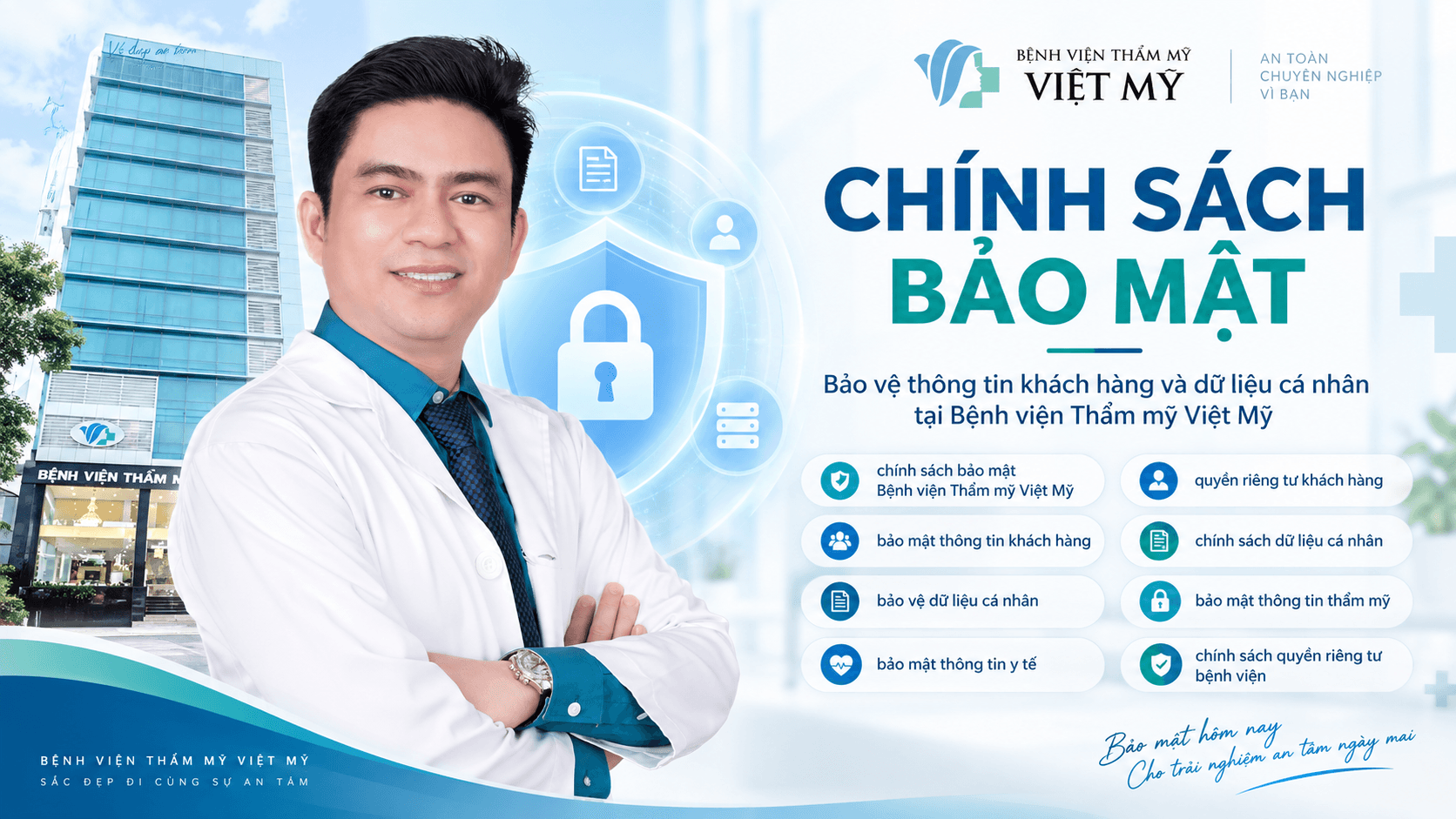 chính sách bảo mật Bệnh viện Thẩm mỹ Việt Mỹ